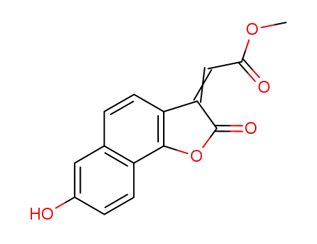 (7-hydroxy-2-oxo-naphtho[1,2-b]furan-3-ylidene)-acetic acid methyl ester