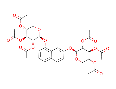 naphthalene-1,7-diyl bis(2,3,4-tri-O-acetyl-β-D-xylopyranoside)