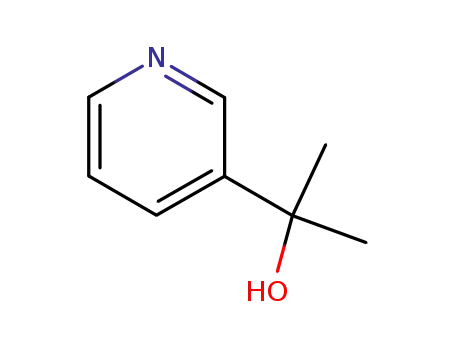 Molecular Structure of 15031-77-3 (2-(Pyridin-3-yl)propan-2-ol)