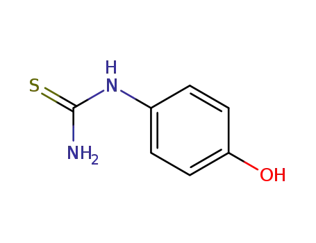 Molecular Structure of 1520-27-0 (1-(4-HYDROXYPHENYL)-2-THIOUREA)