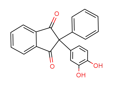 2-(3,4-dihydroxyphenyl)-2-phenyl-2H-indene-1,3-dione