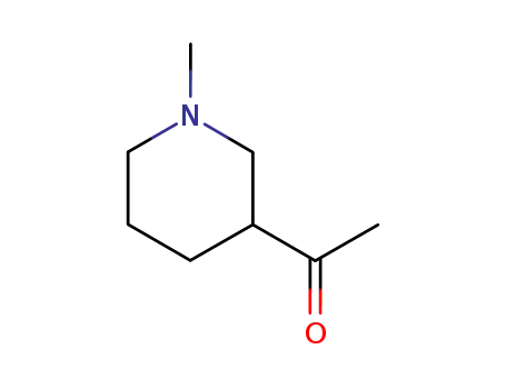 Molecular Structure of 91324-25-3 (Ethanone, 1-(1-methyl-3-piperidinyl)- (9CI))