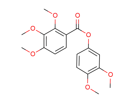 3,4-dimethoxyphenyl 2,3,4-trimethoxybenzoate