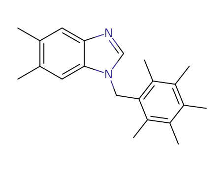 5,6-dimethyl-1-(2,3,4,5,6-pentamethylbenzyl)-1H-benzo[d]imidazole