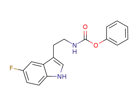 [2-(5-fluoro-1H-indol-3-yl)-ethyl]-carbamic acid phenyl ester