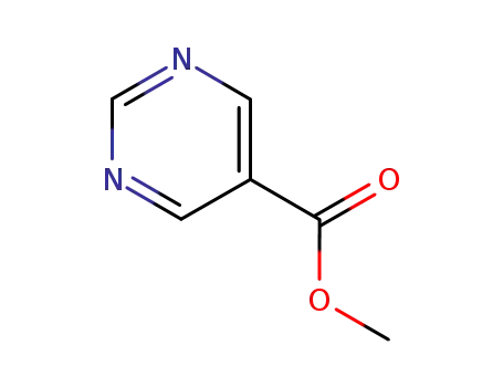 Molecular Structure of 34253-01-5 (Methyl pyrimidine-5-carboxylate)