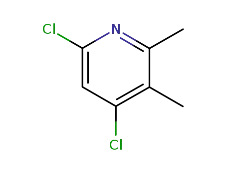 Molecular Structure of 101252-84-0 (4,6-dichloro-2,3-diMethylpyridine)