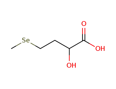 Molecular Structure of 873660-49-2 (Butanoic acid, 2-hydroxy-4-(methylseleno)-)
