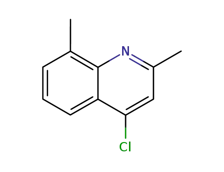 Molecular Structure of 32314-39-9 (4-CHLORO-2,8-DIMETHYLQUINOLINE)