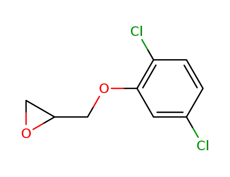 Molecular Structure of 21324-87-8 (2,5-Dichlorophenyl Glycidyl Ether)