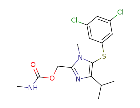 5-(3,5-Dichlorophenylthio)-4-isopropyl-1-methyl-2-(N-methylcarbamoyl)oxymethyl-1H-imidazole
