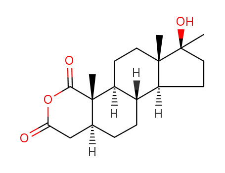 17β-hydroxy-17α-methyl-2-oxa-5α-androstane-1,3-dione