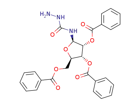 4-(2,3,5-tri-O-benzoyl-β-D-ribofuranosyl)semicarbazide
