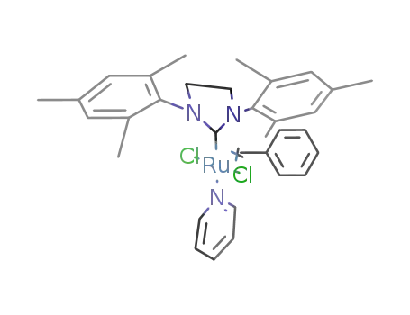 dichloro(N,N'-bis(2,4,6-trimethylphenyl)imidazolin-2-ylidene)(pyridine)ruthenium(II)