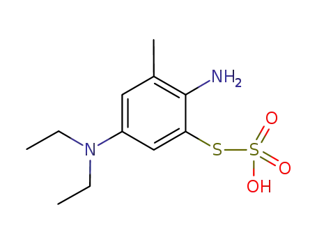 thiosulfuric acid S-(2-amino-5-diethylamino-3-methylphenyl) ester