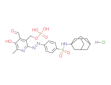 6-[4-(N-(1-Adamantyl)sulfamoyl)phenylazo]-pyridoxal-5-phosphate Hydrochloride