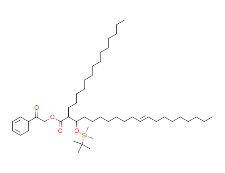 phenacyl 3-(t-butyldimethylsilyloxy)2-n-tetradecyl-11-icosenoate