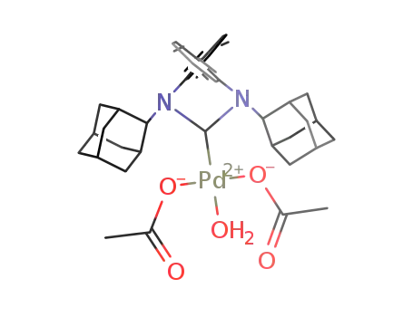 [((C6H4N(2-adamantyl))2C)Pd(OH2)(OAc)2]