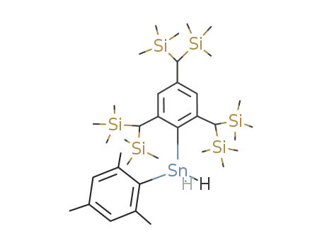 (mesityl)(2,4,6-tris{bis(trimethylsilyl)methyl}phenyl)dihydrostannane