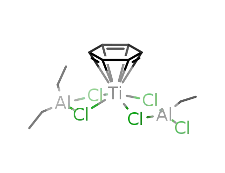 (η6-benzene)titanium(II)(AlCl2Et2)(AlCl3Et)