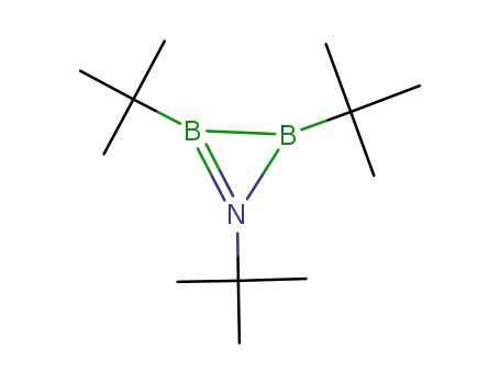 Molecular Structure of 109976-00-3 (Azadiboriridine, tris(1,1-dimethylethyl)-)