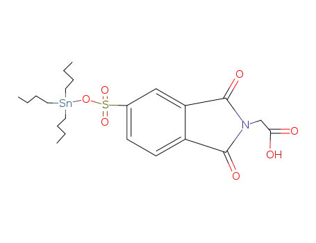 N-{(4-tributylstannyloxysulphonyl)phthaloyl}amino acetic acid