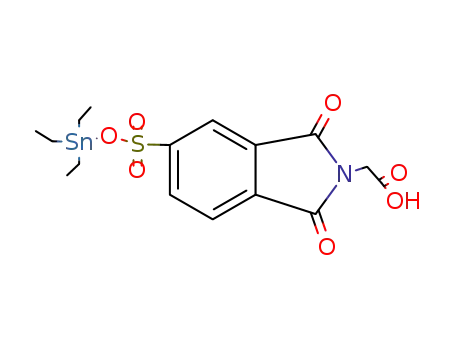 N-{(4-triethylstannyloxysulphonyl)phthaloyl}amino acetic acid