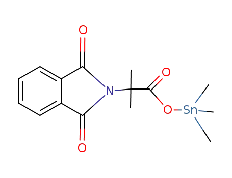 Molecular Structure of 139257-24-2 (1H-Isoindole-1,3(2H)-dione,
2-[1,1-dimethyl-2-oxo-2-[(trimethylstannyl)oxy]ethyl]-)