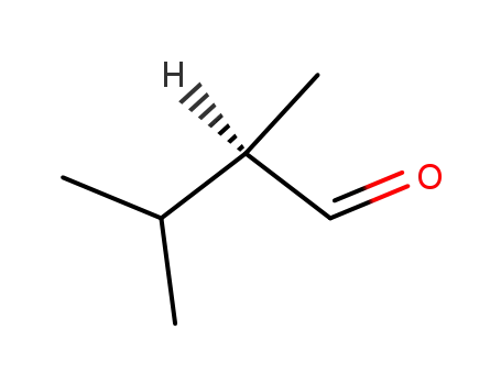 Molecular Structure of 49642-48-0 (Butanal, 2,3-dimethyl-, (R)-)