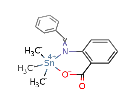 (N-benzalanthranilato)trimethyltin(IV)