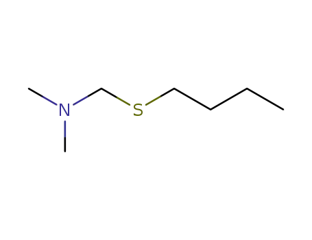 Molecular Structure of 62142-30-7 (Methanamine, 1-(butylthio)-N,N-dimethyl-)