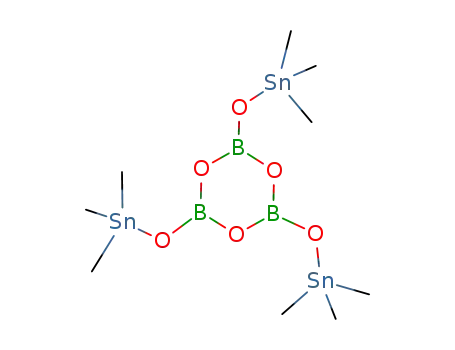 Molecular Structure of 252228-36-7 (Boroxin,  tris[(trimethylstannyl)oxy]-  (9CI))