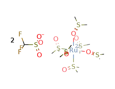 fac-[tris(dimethylsulfoxide-S)tris(dimethylsulfoxide-O)ruthenium(II)] triflate