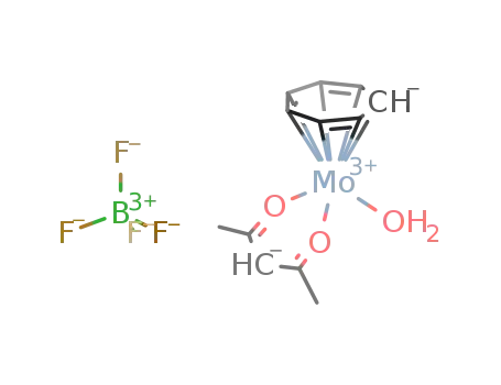 [Mo(acetylacetonate)(H2O)(η7-cycloheptatrienyl)]BF4