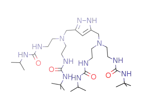 3,5-bis(bis[(N'-tert-butylureayl)-N-ethyl]aminomethyl)-1H-pyraze