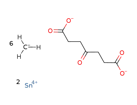 bis(trimethyltin)-4-oxoheptanedioate