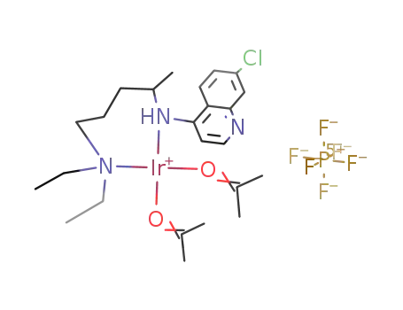 [Ir(chloroquine)(acetone)2]PF6