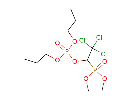 (2,2,2-trichloro-1-dipropoxyphosphoryloxy-ethyl)-phosphonic acid dimethyl ester