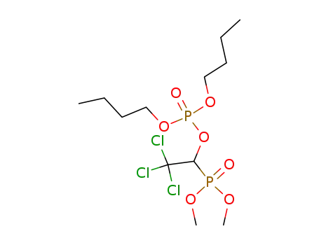 (2,2,2-trichloro-1-dibutoxyphosphoryloxy-ethyl)-phosphonic acid dimethyl ester