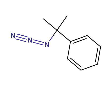 Molecular Structure of 32366-26-0 (α,α-Dimethylbenzyl azide)