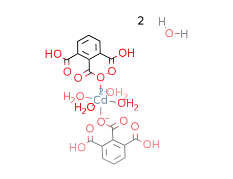 [tetraaqua-bis(dihydrogen benzene-1,2,3-tricarboxylato-κO'')cadmium(II) dihydrate]