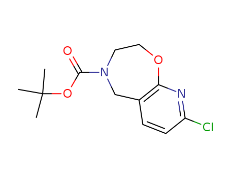 TERT-BUTYL 8-CHLORO-2,3-DIHYDROPYRIDO[3,2-F][1,4]OXAZEPINE-4(5H)-CARBOXYLATE
