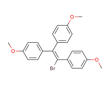 Benzene, 1,1',1''-(1-bromo-1-ethenyl-2-ylidene)tris[4-methoxy-