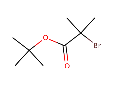 Molecular Structure of 23877-12-5 (t-Butyl 2-bromo isobutyrate)