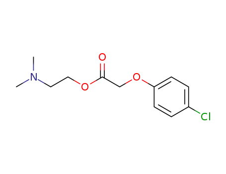 Acetic acid,2-(4-chlorophenoxy)-, 2-(dimethylamino)ethyl ester