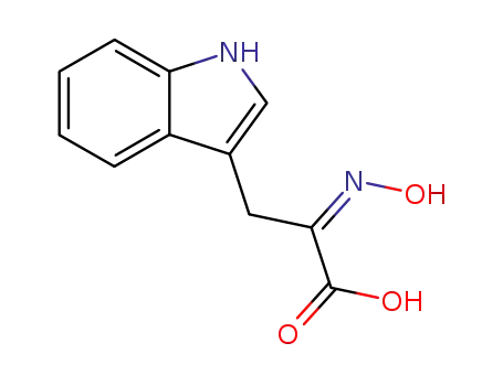 α-(hydroxyimino)-β-(indol-3-yl)propionic acid