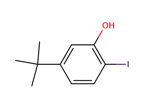 Molecular Structure of 20942-70-5 (5-tert-butyl-2-iodophenol)