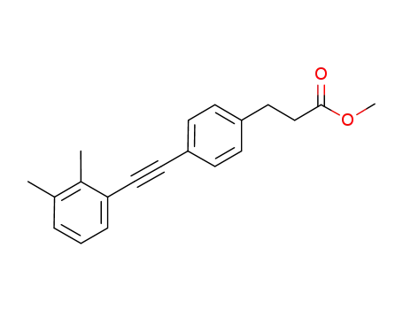 methyl 3-(4-((2,3-dimethylphenyl)ethynyl)phenyl)propanoate