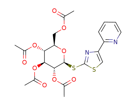 4-(pyridine-2-yl)-thiazole-2-yl 2,3,4,6-tetra-O-acetyl-1-thio-β-D-glucopyranoside