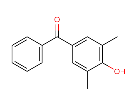 Molecular Structure of 5336-56-1 ((4-hydroxy-3,5-dimethylphenyl)(phenyl)methanone)